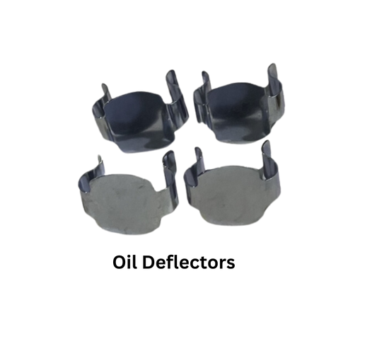 Oil deflectors